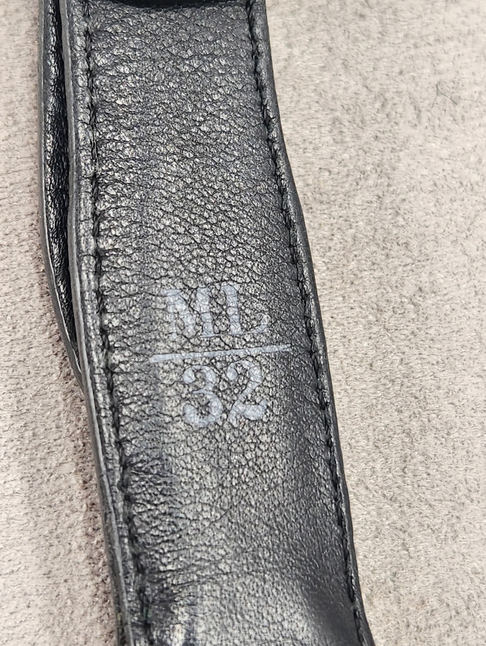 Vintage Brighton Belt Women's 32 Black Leather Colorblock Animal Print Croc - Picture 12 of 13